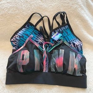 NWT PINK Sports Bra Bundle Size Small